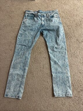 Levi’s 511  Light Blue Acid-Wash Jeans for Men